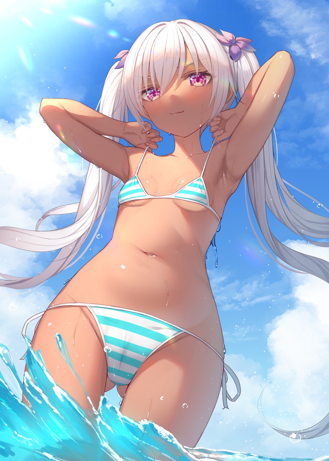 alexmaster bikini cameltoe loli swimsuits wet 942138 yande.re